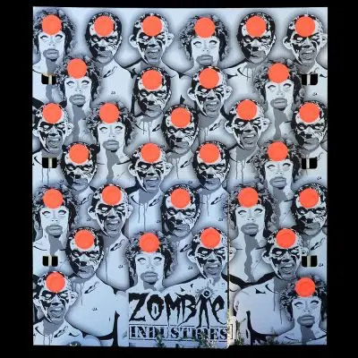 Set Of 4 Zombie-Themed Reactive Shooting Targets 1