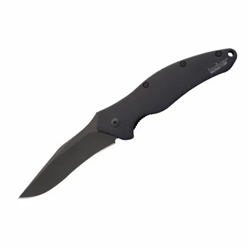 Shallot Tactical Folder – Matte Black Blade 1