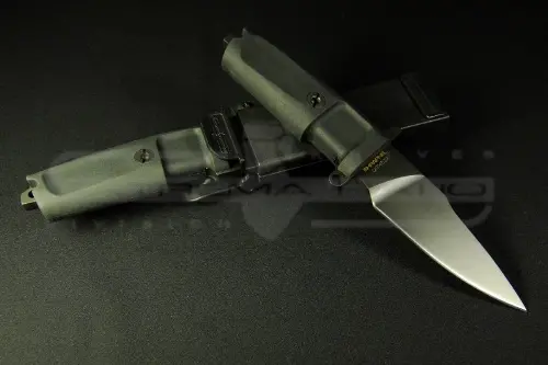 Shrapnel Fixed-Blade Knife – Original Black Finish 1