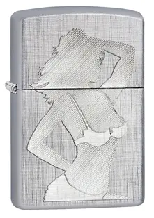 Silhouette Artwork Sexy Girl Zippo Lighter 1