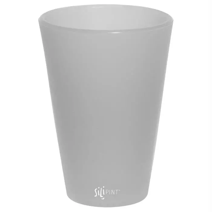 Silipint Grey Pint Tumbler – Reusable Silicone Cup 1