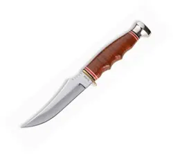 Skinner 8 1/4-Inch Hunting Knife With Leather Handle 1
