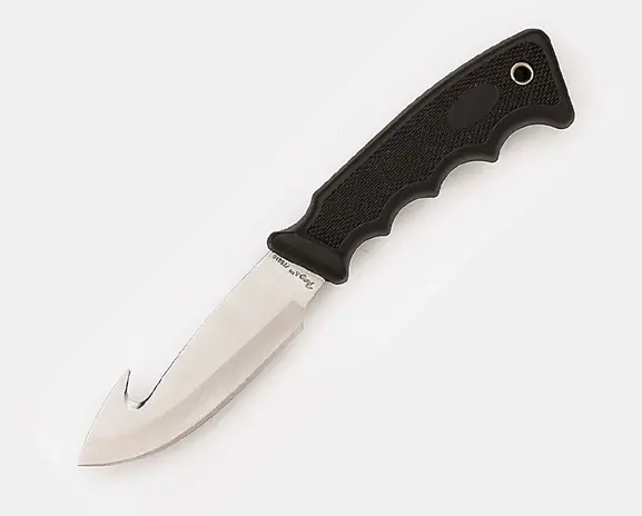 Skinner Series 9.25-Inch Skinner Knife With Gut Hook & Ergonomic Rubber Grip 1