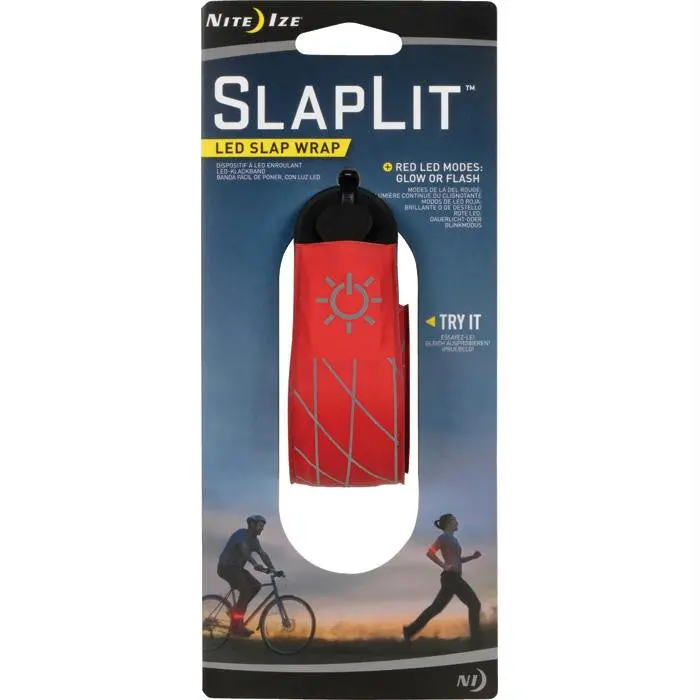 Slaplit Led Slap Wrap – Red Light-Up Wristband 1