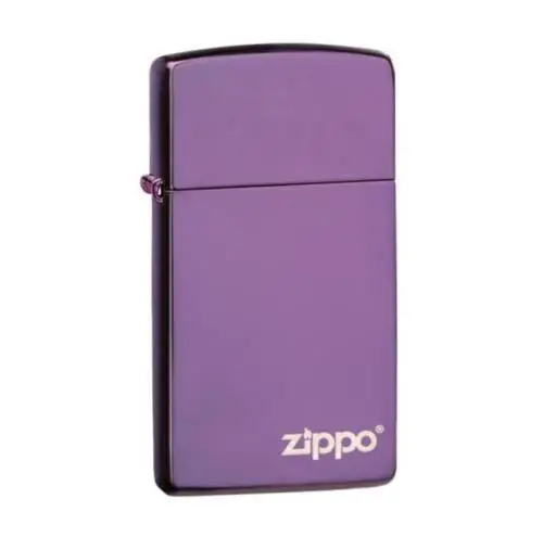 Slim Abyss Zippo Lighter – Matte Black With Embossed Logo 1