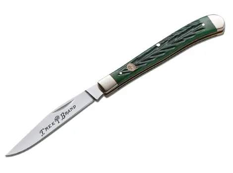Slim-Fold Pocket Knife With Jigged Bone Handle Accents 1