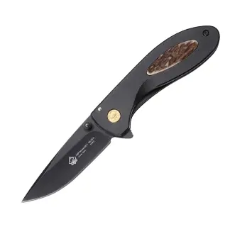 Slim Money Clip Knife – Black Folding Utility Tool (Model 2511 Sgb) 1