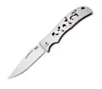 Sliptron Satin-Finish Folding Knife With Smooth Action 1