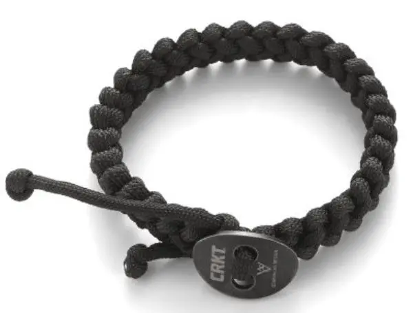 Small Quick-Release Paracord Bracelet – Black 1