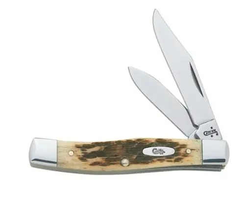 Small Tx Jack Pocket Knife With Amber Bone Handle 1