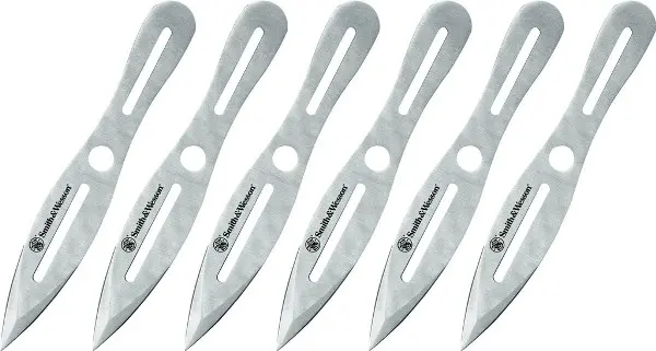 Smith & Wesson 6-Piece Throwing Knife Set – 8-Inch Blades 1
