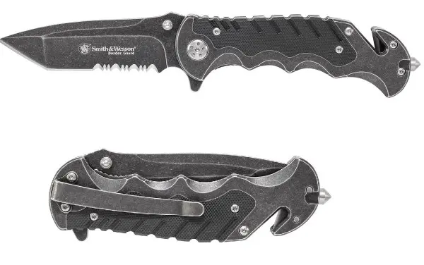 Smith & Wesson Border Guard Liner-Lock Tactical Knife 1