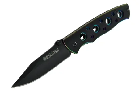 Smith & Wesson Extreme Ops Framelock Folder With Decorative Cutouts 1