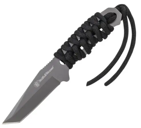 Smith & Wesson Full-Tang Tanto Fixed-Blade Knife 1