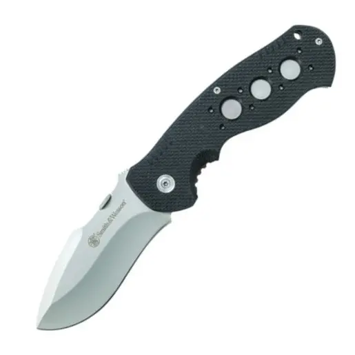 Smith & Wesson Liner Lock Folding Knife – G-10 Drop Point 1