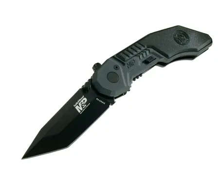 Smith & Wesson Tanto-Assisted Opening Folder – Black Razor Edge 1
