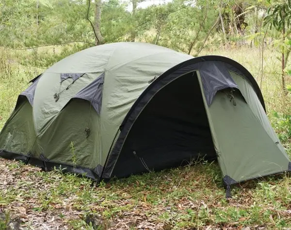 Snugpak Cave 4-Person Camping Tent In Olive Green 1