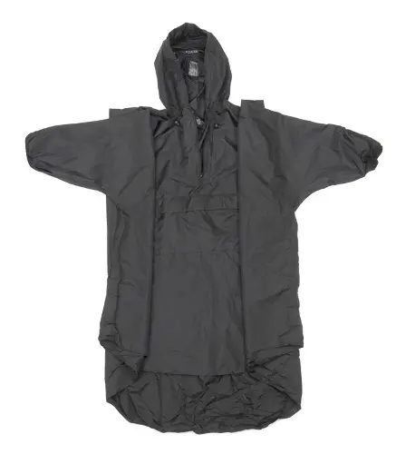 Snugpak Compact Waterproof Poncho – Black 1
