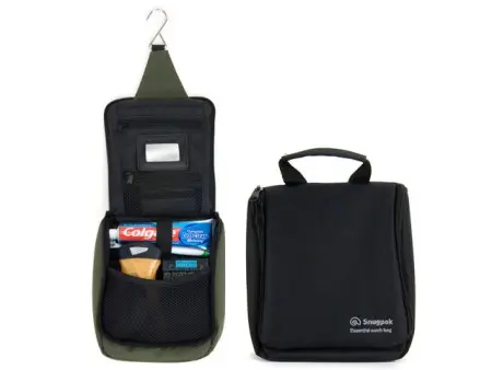 Snugpak Essential Black Compact Wash Bag 1