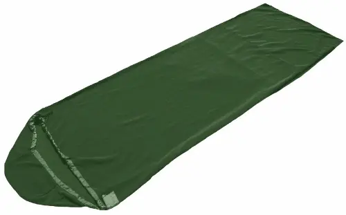 Snugpak Fleece Sleeping Bag Liner – Black With Side Zip 1