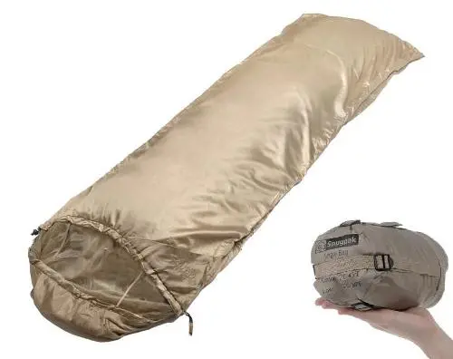 Snugpak Jungle Bag – Desert Tan, Right-Zip Configuration 1