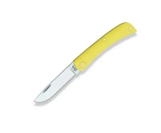 Sod Buster Jr. Pocket Knife – Stainless Steel, Yellow Accents 1