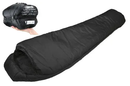 Softie 10 Harrier Black Left-Hand Zip Sleeping Bag 1