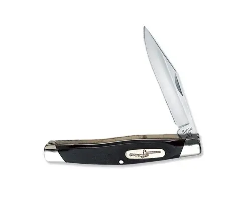 Solitaire Single-Blade Stockman With Sleek Black Handle 1