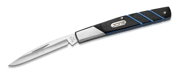 Solo Single-Blade Folder With Black-And-Blue G-10 Handles 1