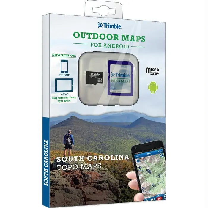 South Carolina Topographic Map – Outdoor Adventure Series 1