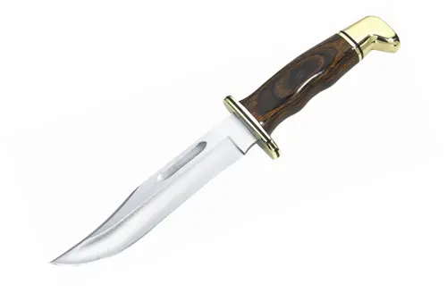 Special Cocobolo Wood Fixed-Blade Knife With Sheath 1