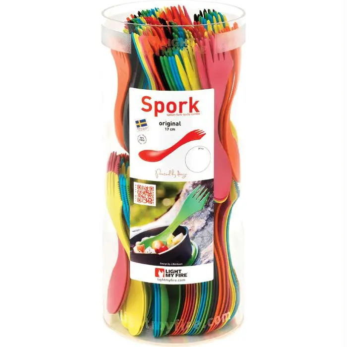Spirit-Colored Spork – 200-Piece Bulk Pack 1
