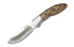 Sportsman Insignia Fixed-Blade Knife – Drop Point, Burl Wood Handle 1