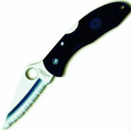 Spyderco Delica 4 Lightweight Serrated Knife (C11Sbk) 1