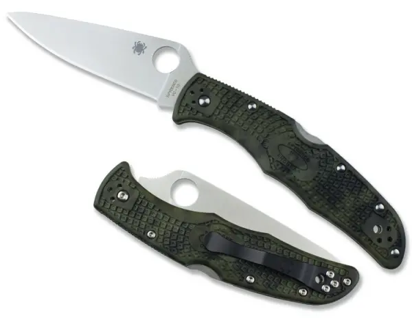 Spyderco Endura Flat Ground Folder – 3.75" Vg-10 Blade, Satin Finish 1