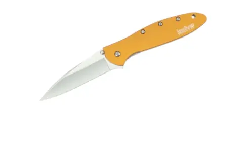 Spyderco Leek Folding Knife – Vibrant Orange Handle 1