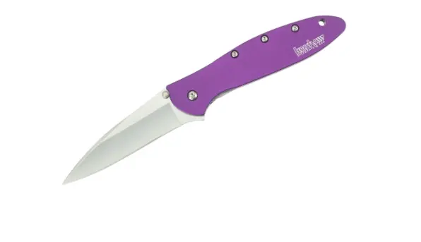 Spyderco Leek Folding Knife With Aluminum Handle 1