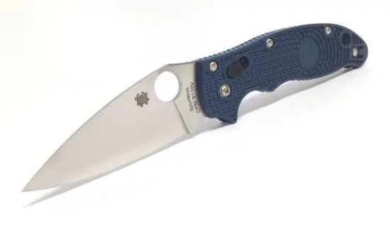 Spyderco Manix 2 Plainedge – Dark Blue Frn Handle 1