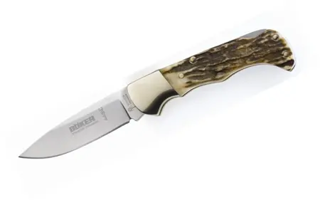 Stag Handle Folding Hunting Knife 1