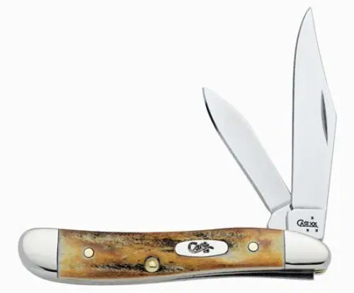 Stag Handle Peanut Pocket Knife 1