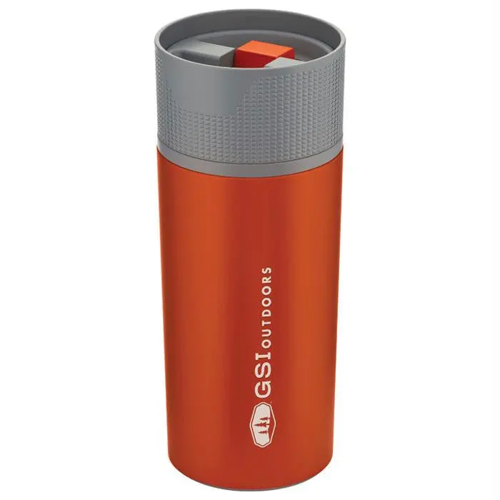 Stainless Steel Commuter Mug – Orange 1