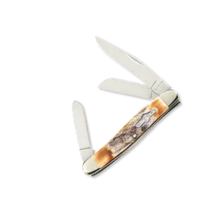 Stockman Traditional 3-Blade Pocket Knife – India Stag Handle 1