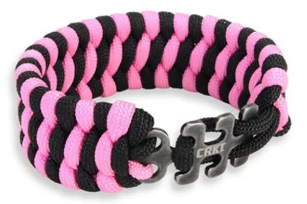Stokes Adjustable Paracord Survival Bracelet – Black 1