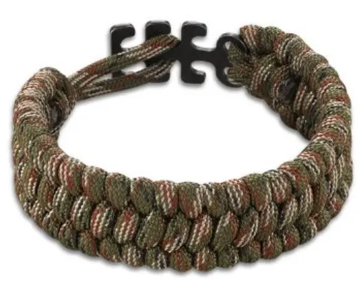 Stokes Adjustable Paracord Survival Bracelet – Camo Pattern 1