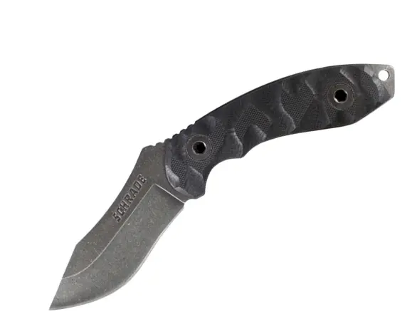 Stone-Washed 8Cr13 Stainless Steel Fixed Blade 1