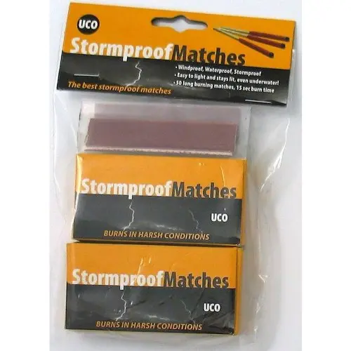 Stormproof Waterproof Matches – Double-Blister Pack 1