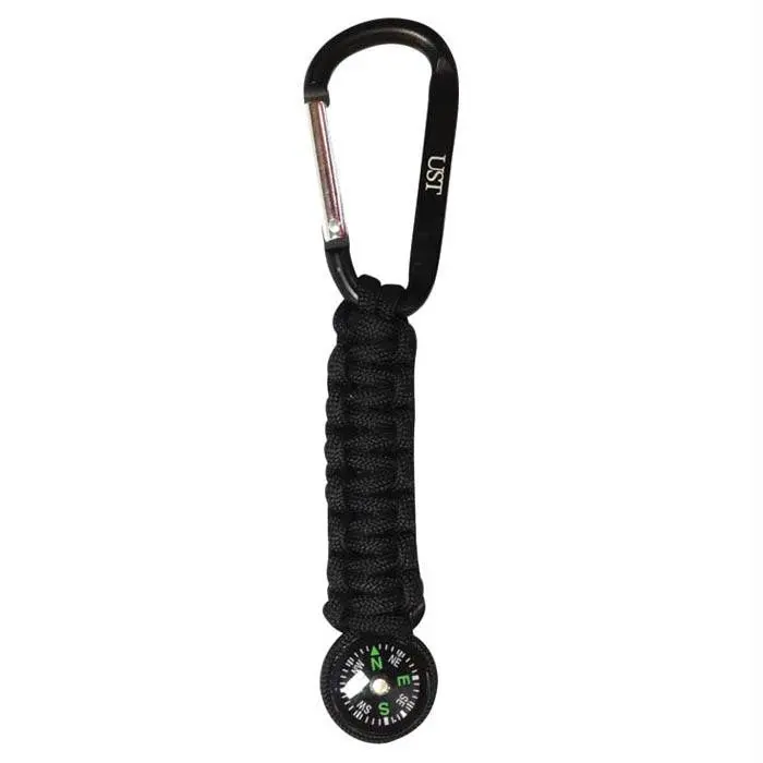 Survival Compass Keychain – Durable Black Finish 1