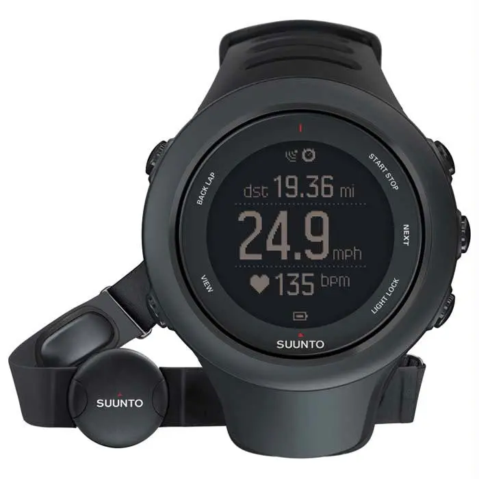 Suunto Ambit3 Sport Gps Watch – Black With Heart Rate Monitor 1