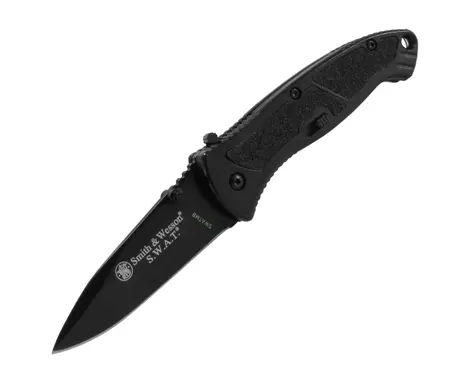 Swatmb Smith & Wesson Assisted-Opening Razor Edge Knife – Black 1