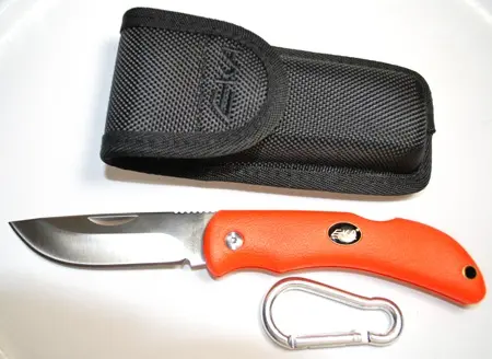 Swede 10 Outdoor Knife In Vibrant Orange With Protective Sheath 1